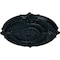 Ekena Millwork Attica Acanthus Leaf Ceiling Medallion (Canopies up to 4 5/8"), 53 1/2"OD x 3 1/2"P, Night Shade CM53ATNSF - alternate 3